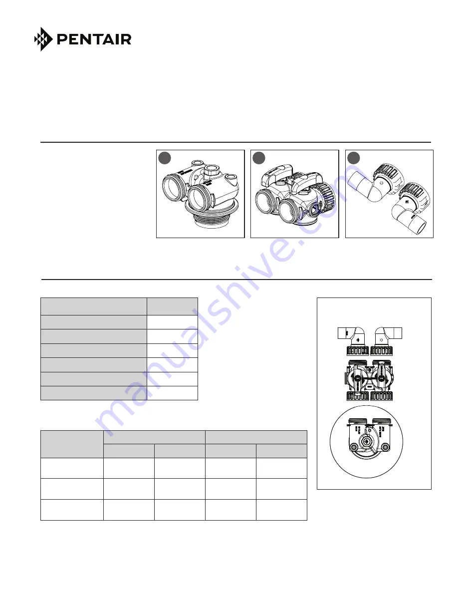 Pentair FLECK 125 Installation Instructions Download Page 1