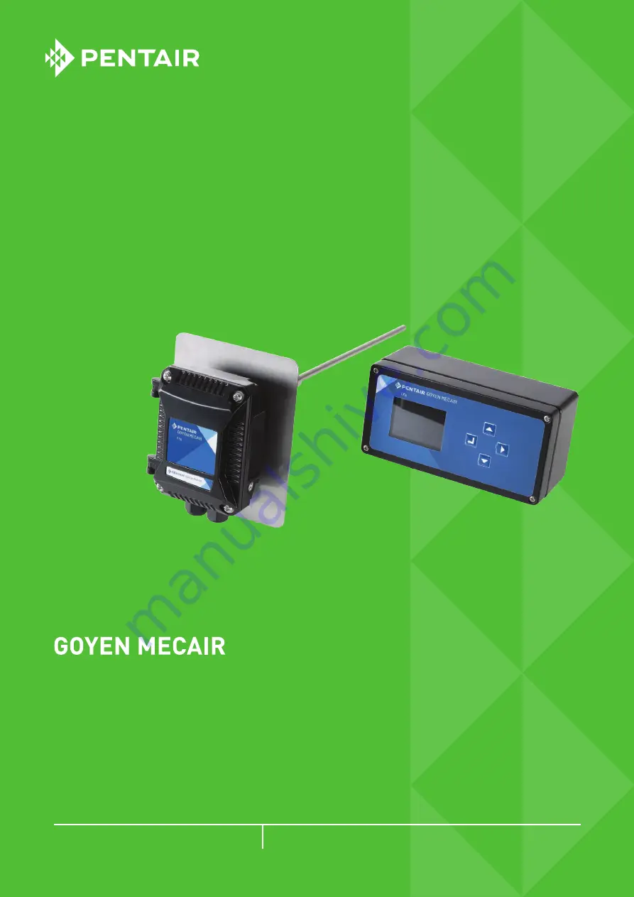 Pentair Goyen Mecair FFA Installation And Operation Manual Download Page 1