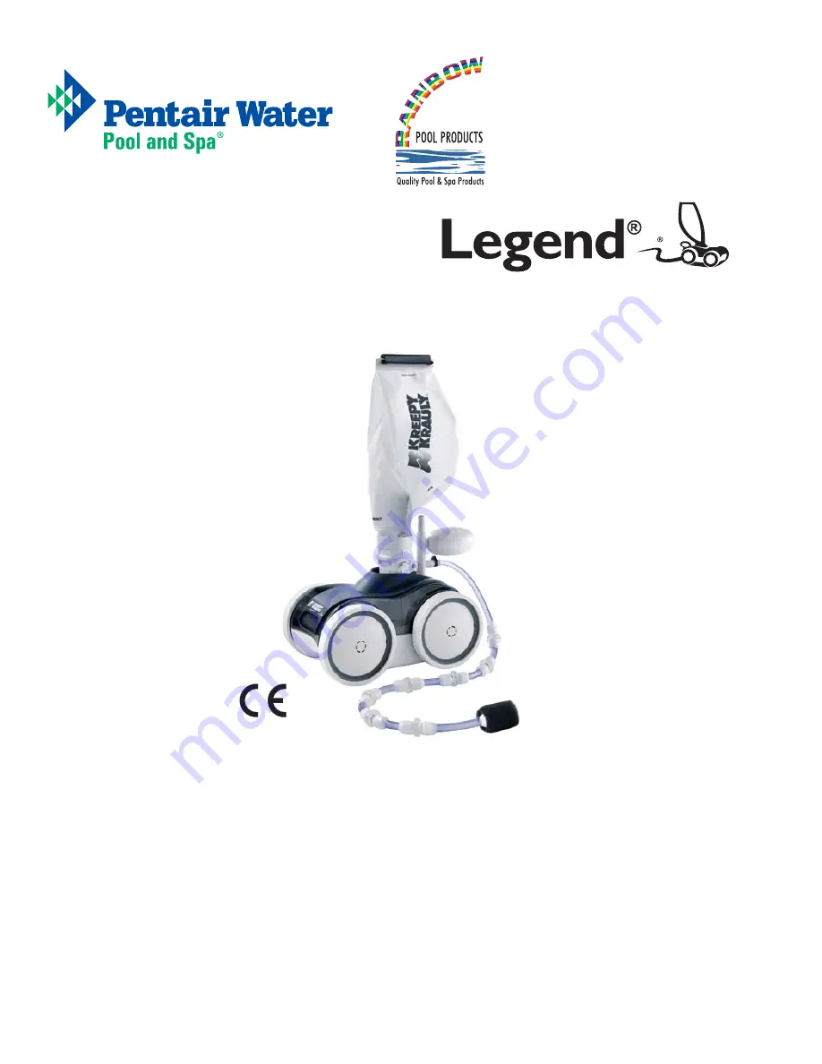 Pentair Legend LL505G Installation And User Manual Download Page 1