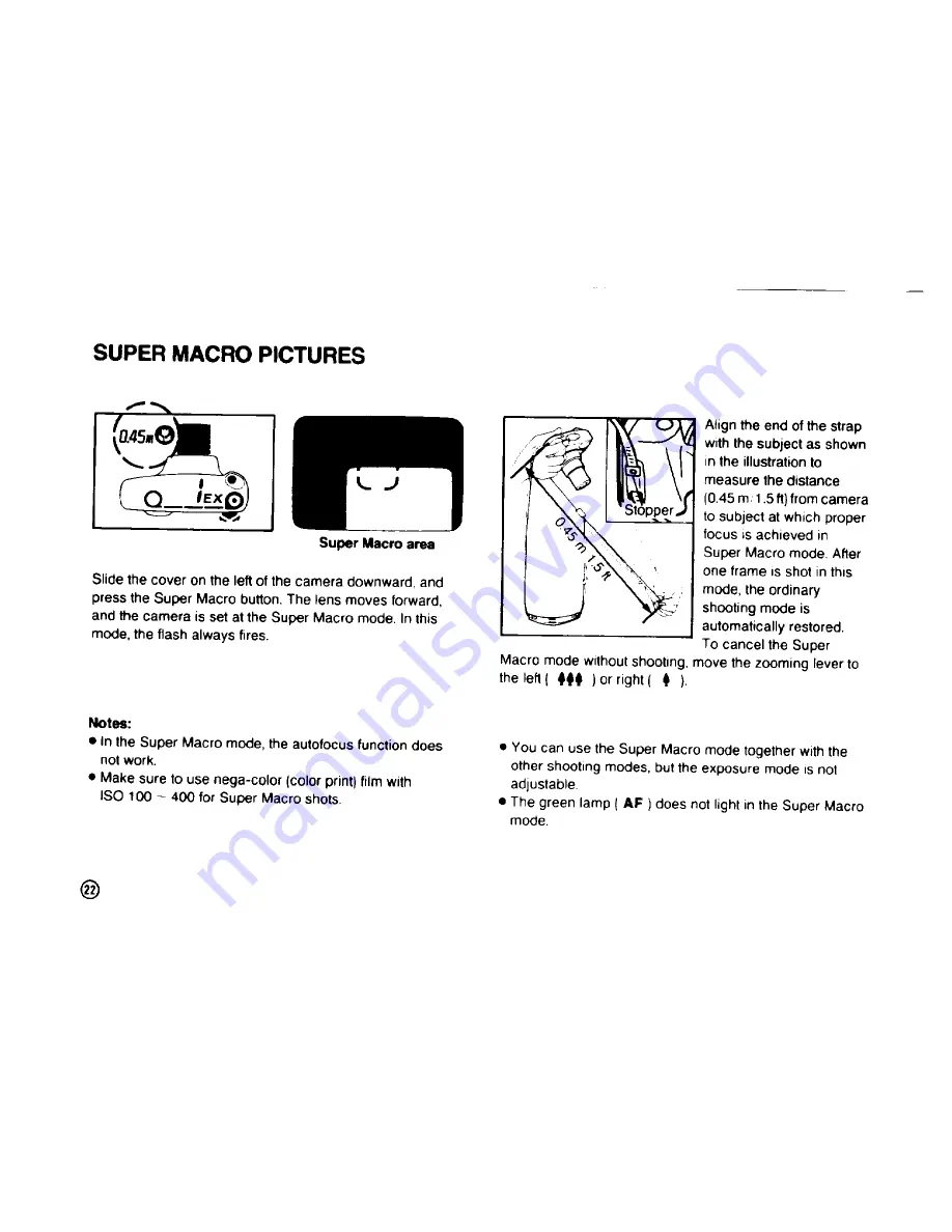 Pentax 105 Super User Manual Download Page 26