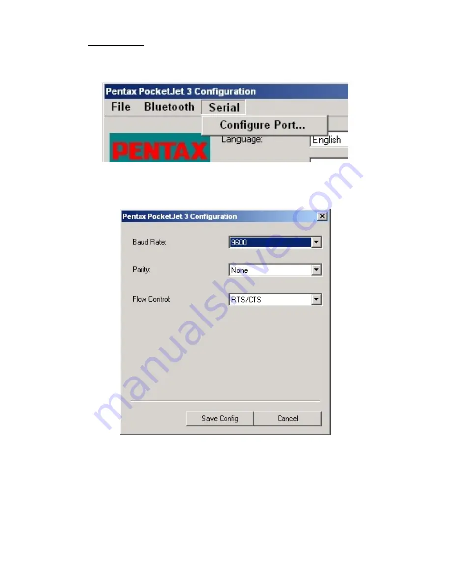 Pentax 205571 - PocketJet 3 Plus B/W Direct Thermal Printer User Manual Download Page 32