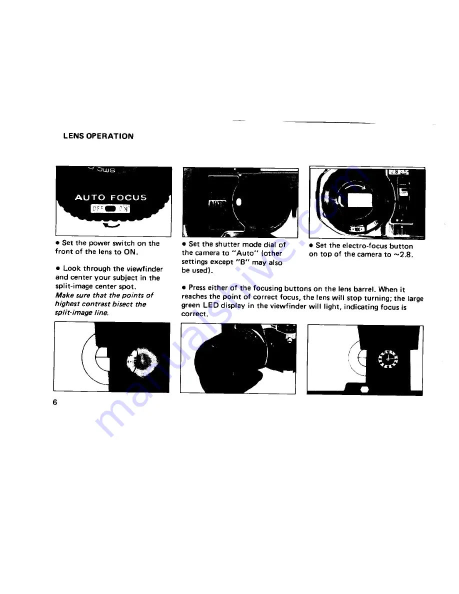 Pentax AF Zoom 35-70mm f/2.8s Operating Manual Download Page 8