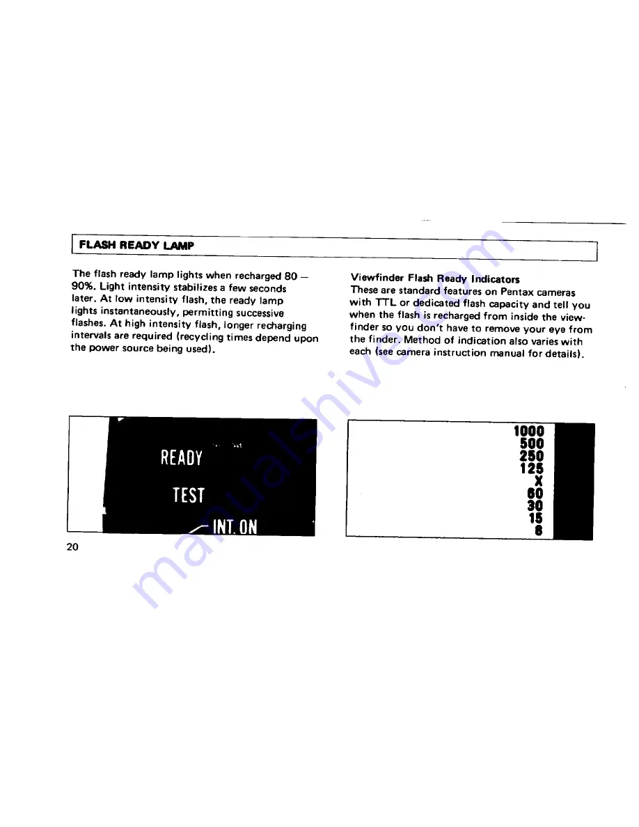 Pentax AF080C Operating Manual Download Page 22