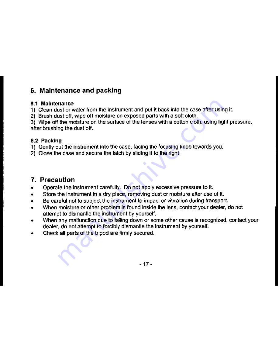 Pentax AL-C20 Instruction Manual Download Page 18