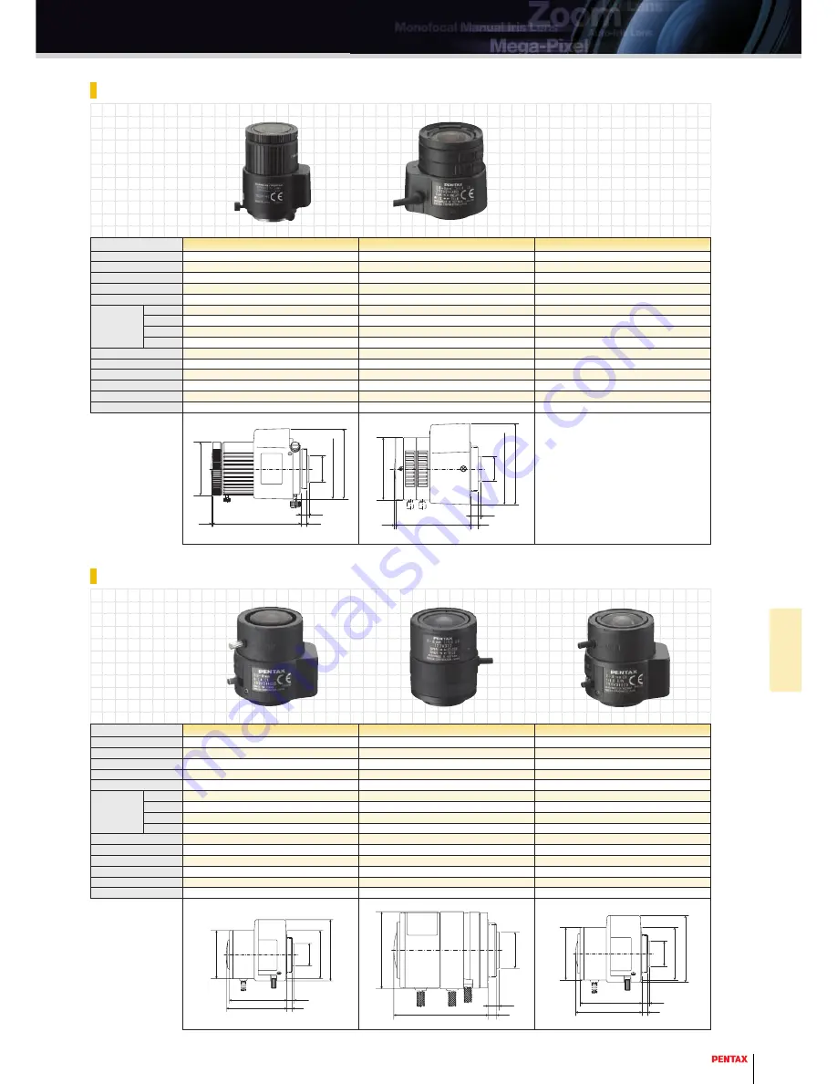 Pentax HS2V616ED (C60635) Specification Sheet Download Page 1