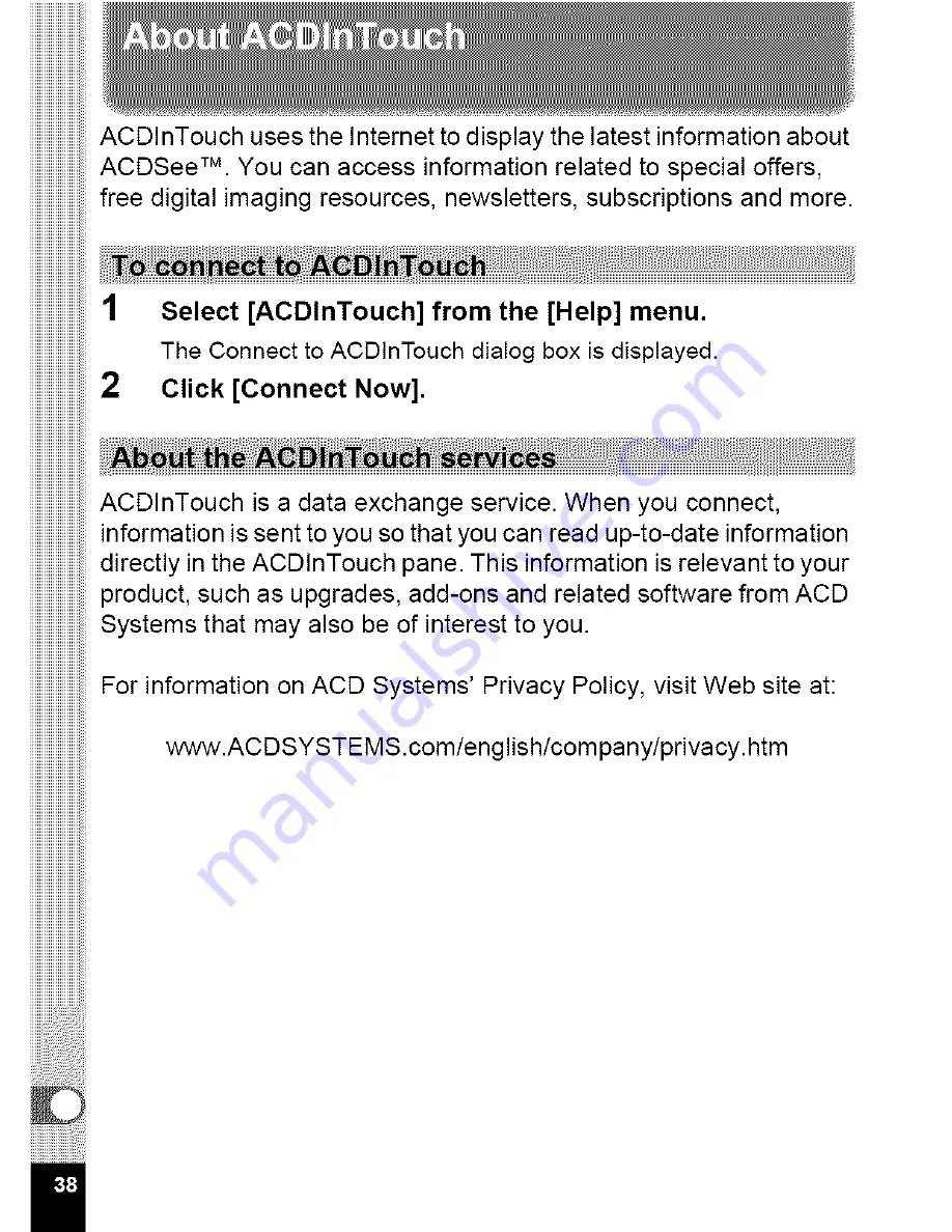 Pentax Optio 555 Connection Manual Download Page 40