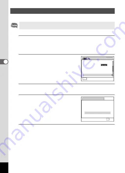 Pentax Optio E90 Black Operating Manual Download Page 116