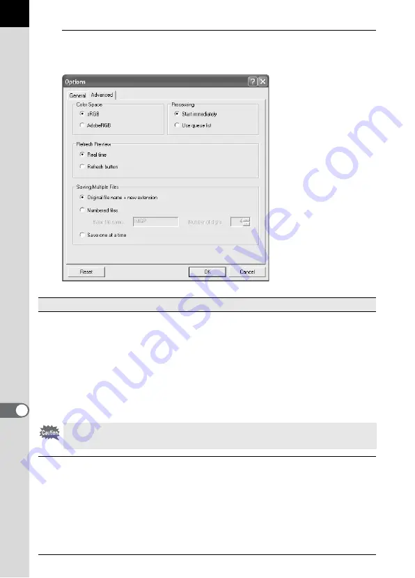 Pentax Pentax Photo Browser 2.1 Operating Manual Download Page 98