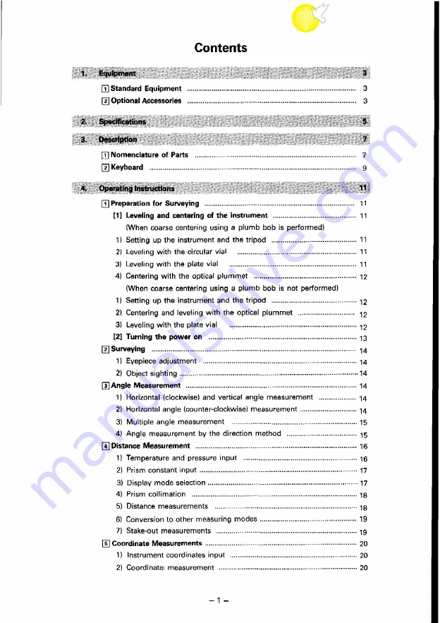 Pentax PTS-10 Instruction Manual Download Page 2