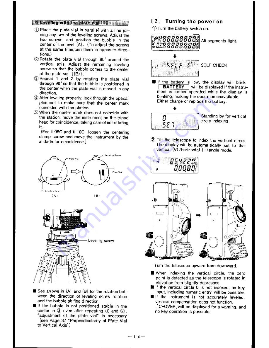 Pentax PTS-III 05 Instruction Manual Download Page 15