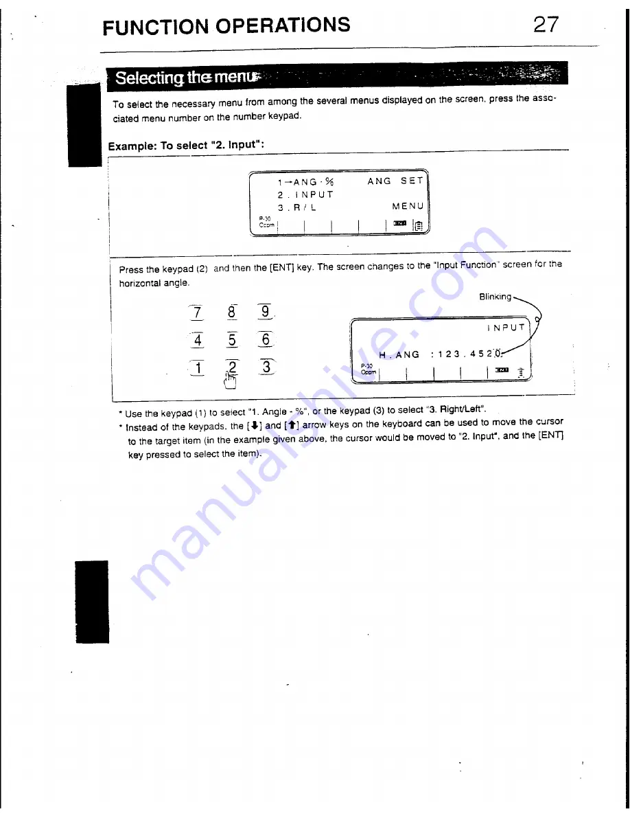 Pentax PTS-V2 Instruction Manual Download Page 29