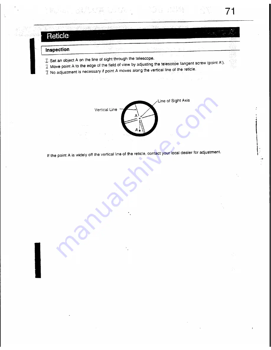 Pentax PTS-V2 Instruction Manual Download Page 73