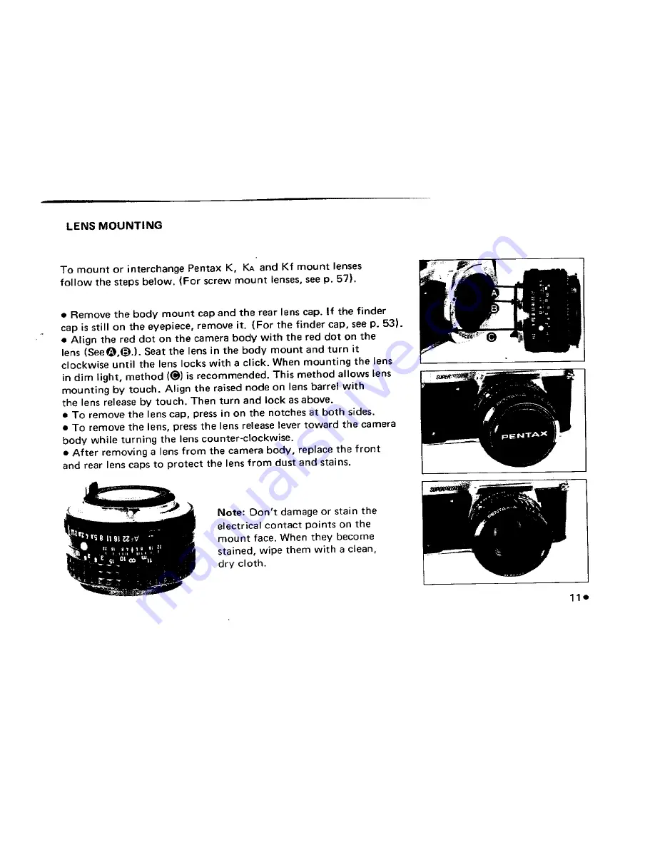 Pentax Super Program Скачать руководство пользователя страница 15