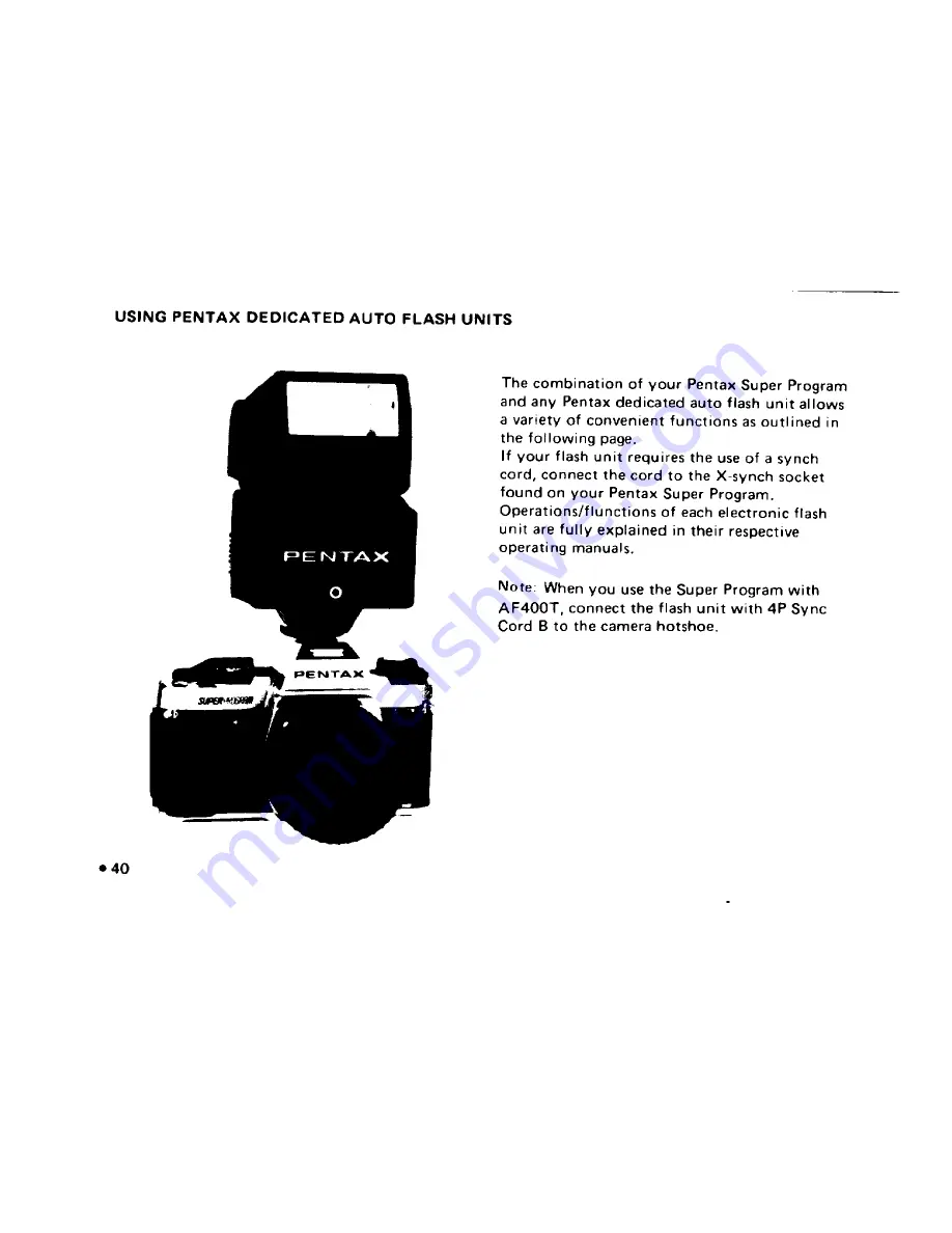 Pentax Super Program User Manual Download Page 44