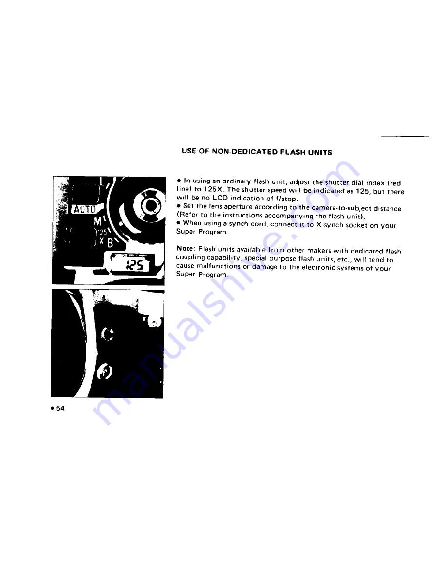 Pentax Super Program User Manual Download Page 58