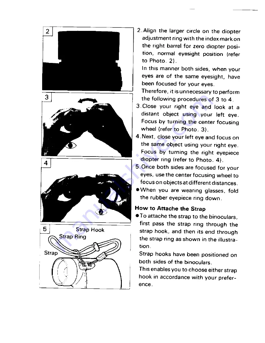 Pentax UCF Mini 7x21, UCF Mini 9x21 Owner'S Manual Download Page 4