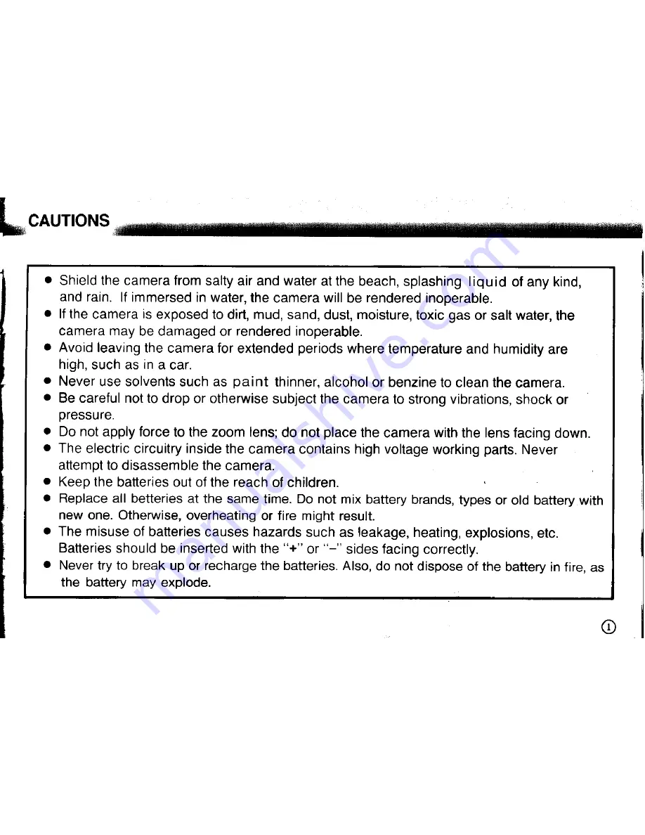 Pentax ZOOM 105-R Operating Manual Download Page 7