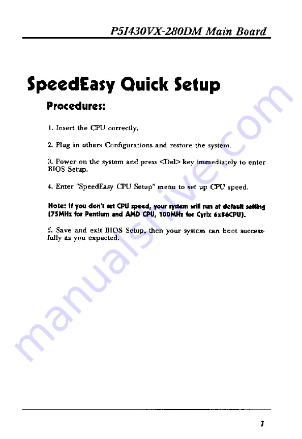 Pentium P51430VX-280DM Explorer III User Manual Download Page 48