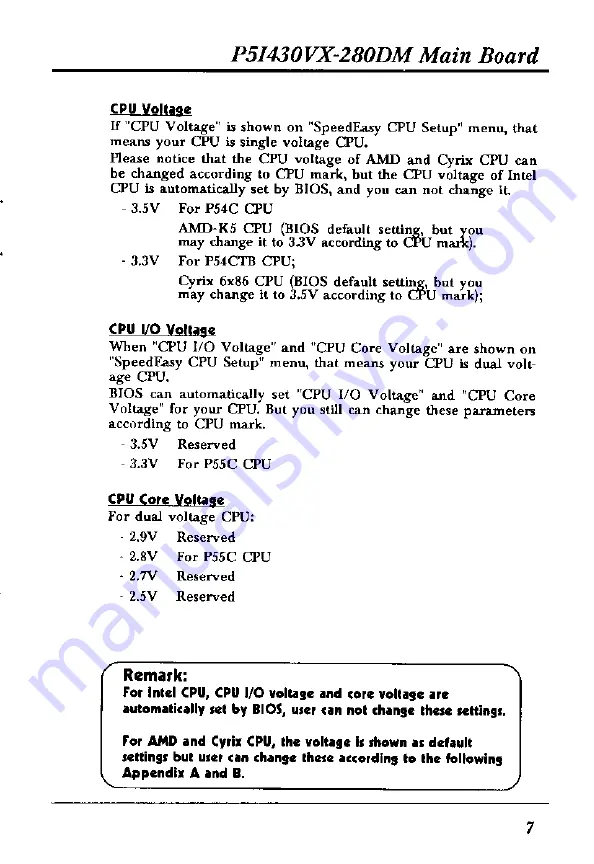 Pentium P51430VX-280DM Explorer III User Manual Download Page 54