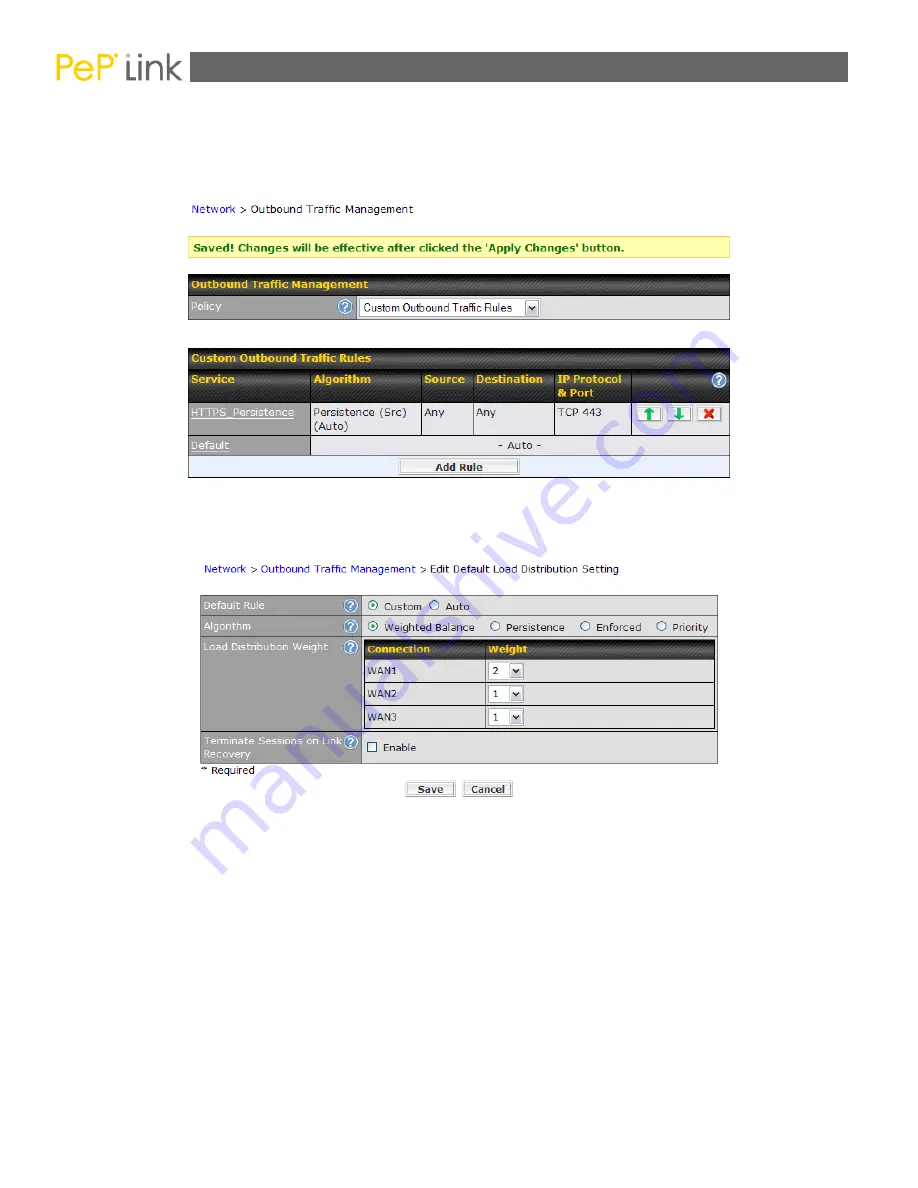 peplink Balance 380 User Manual Download Page 52