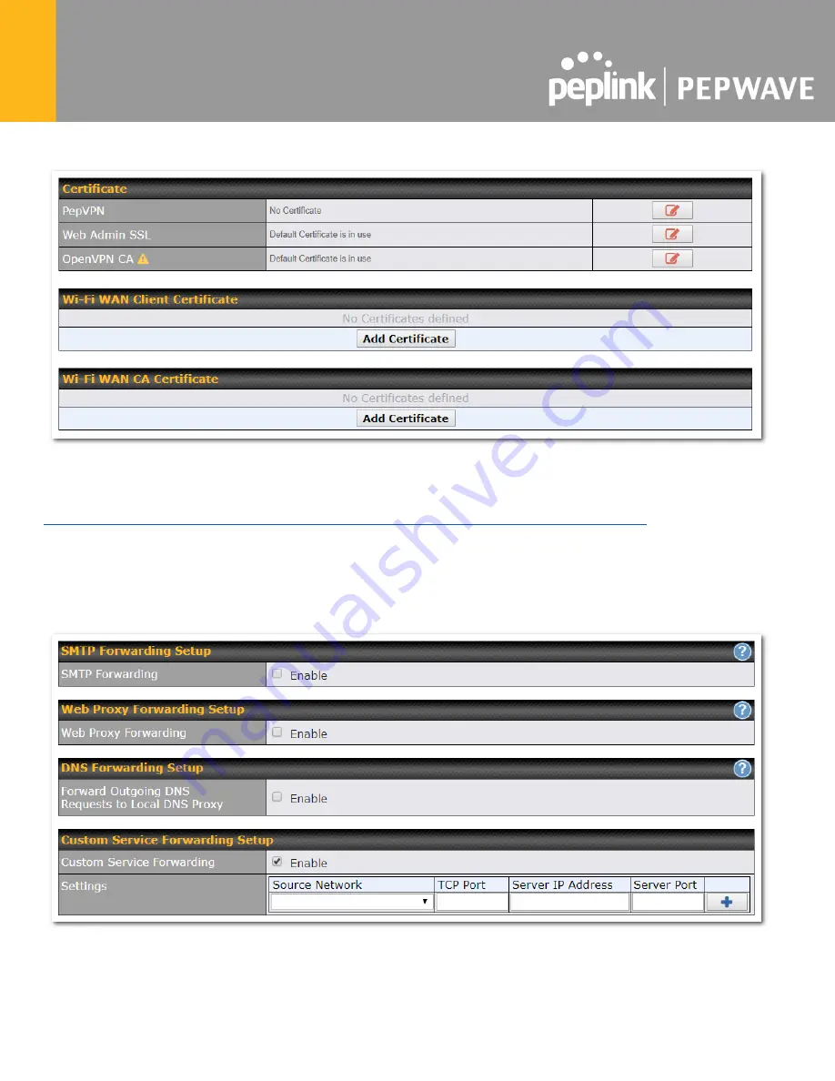 peplink Pepwave Surf SOHO User Manual Download Page 87