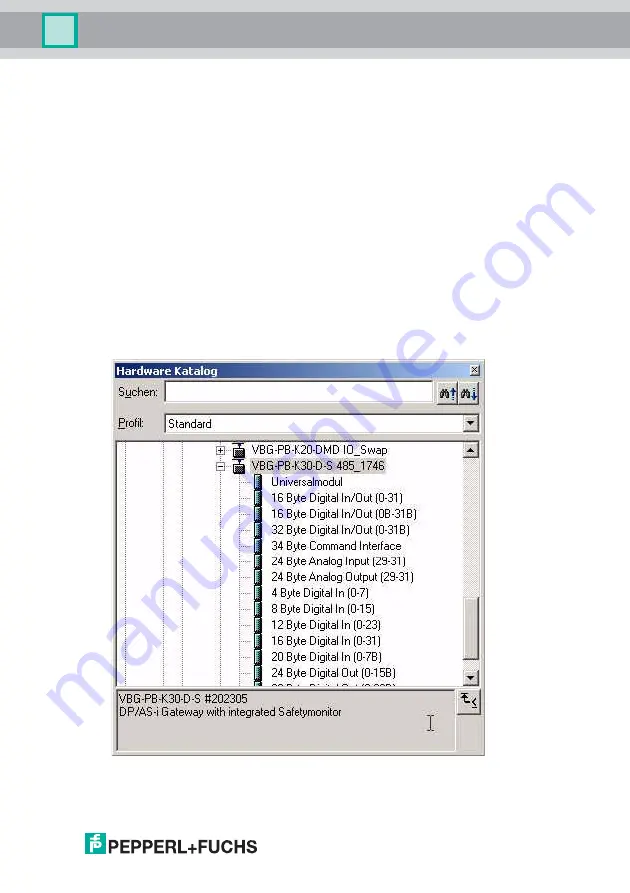 Pepperl+Fuchs AS-I 3.0 PROFIBUS Manual Download Page 65