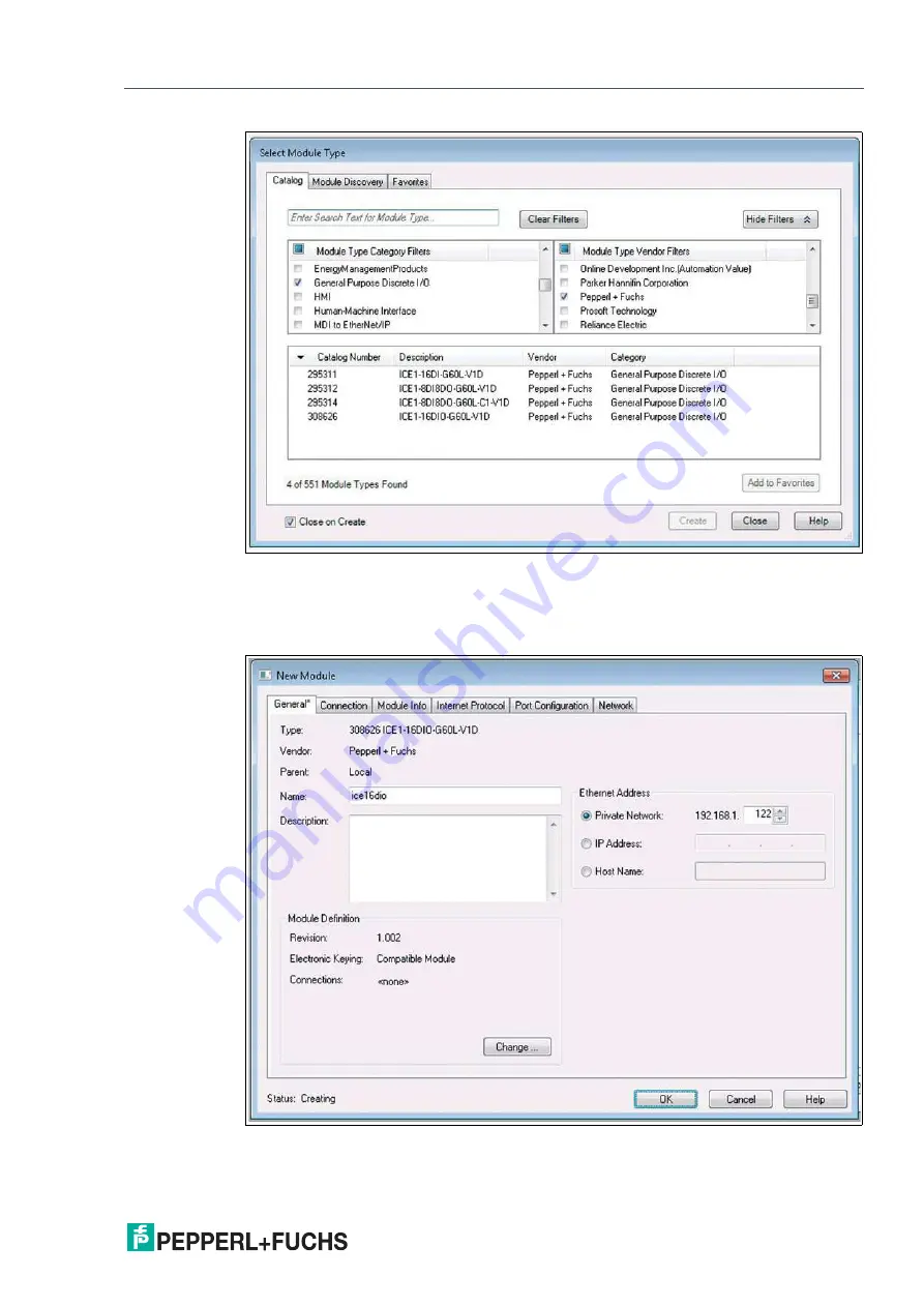 Pepperl+Fuchs ICE1 G60L-C1-V1D Series Manual Download Page 35