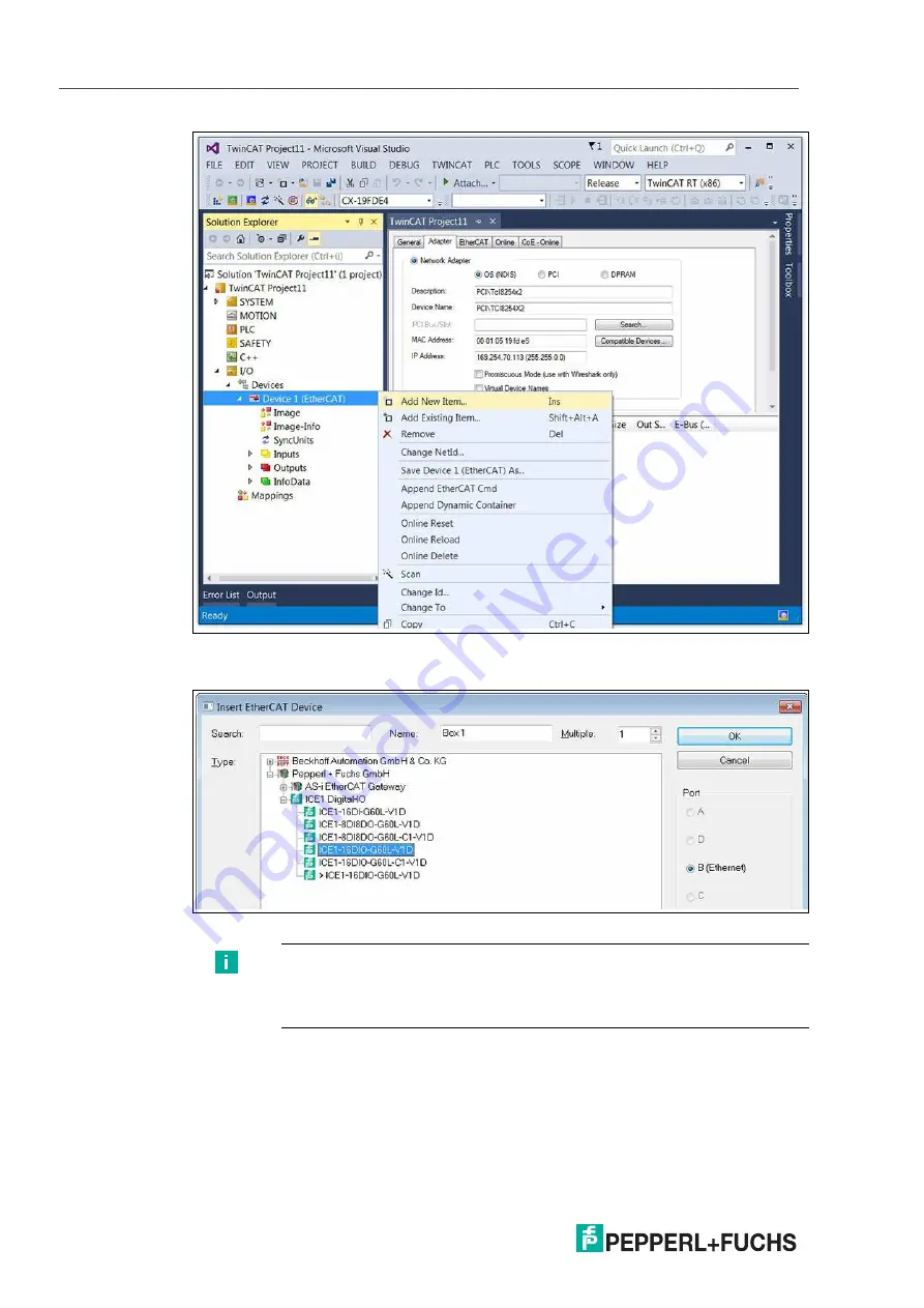 Pepperl+Fuchs ICE1 G60L-C1-V1D Series Manual Download Page 98