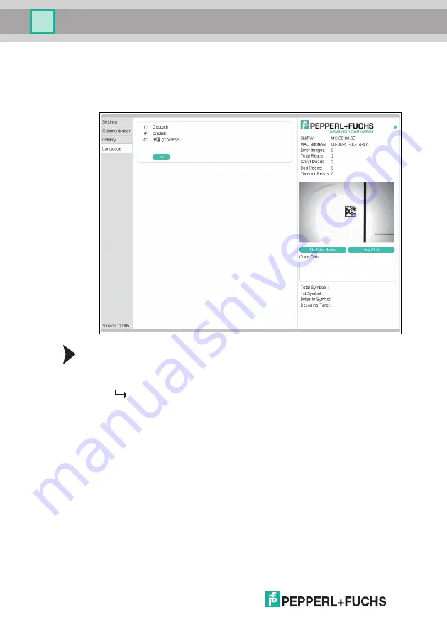 Pepperl+Fuchs ODT-MAC400 Series Manual Download Page 52