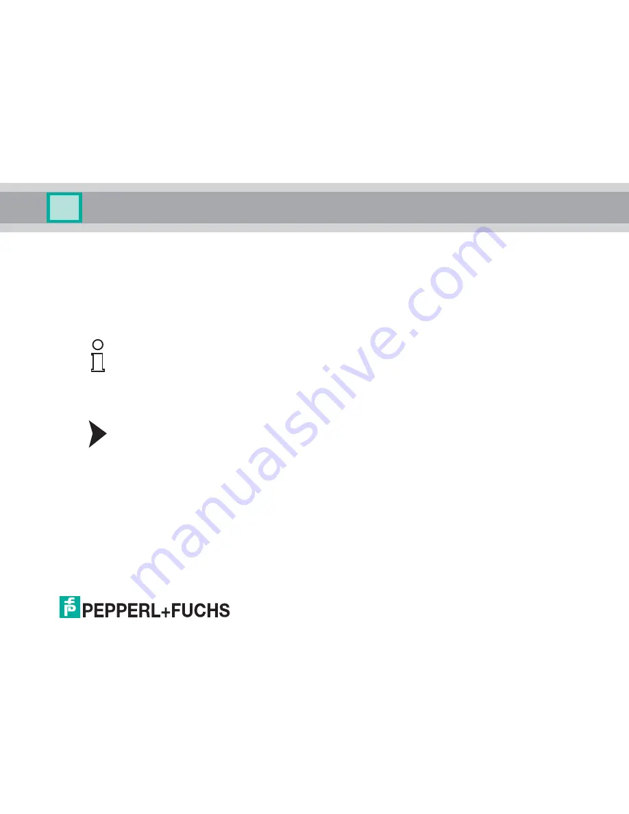 Pepperl+Fuchs OHV1000-series Quick Start Manual Download Page 11