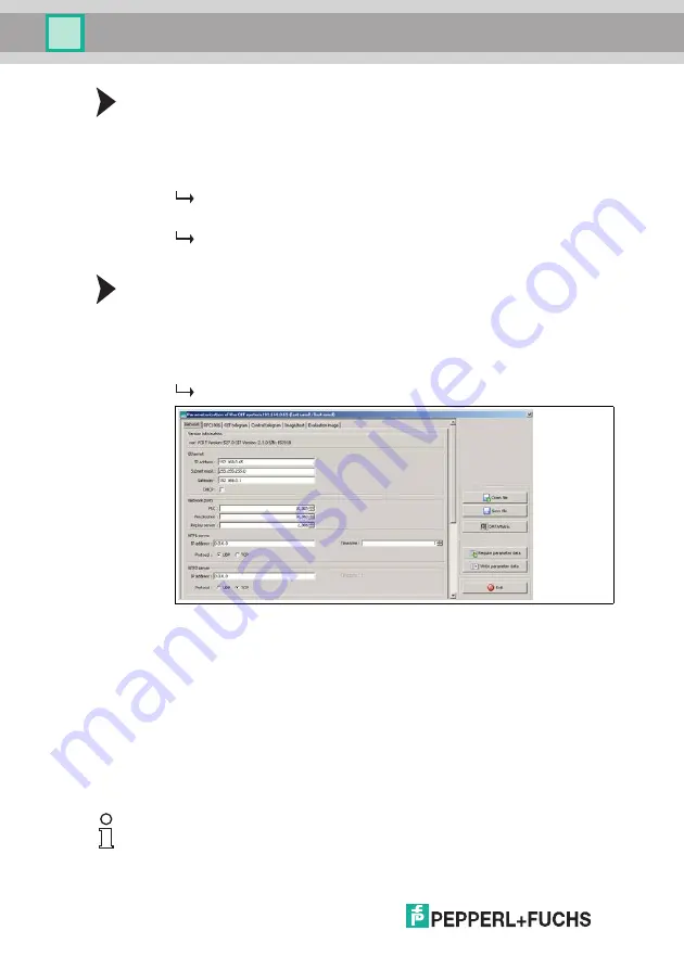 Pepperl+Fuchs OIT F113-B12-CB Series Manual Download Page 48