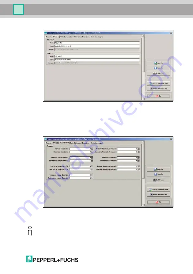 Pepperl+Fuchs OIT F113-B12-CB Series Manual Download Page 67