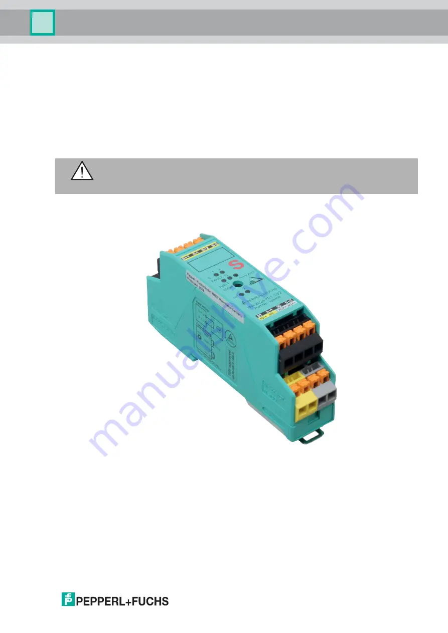 Pepperl+Fuchs VAA-2E2A-KE1-S/E2 Original Operating Instructions Download Page 7