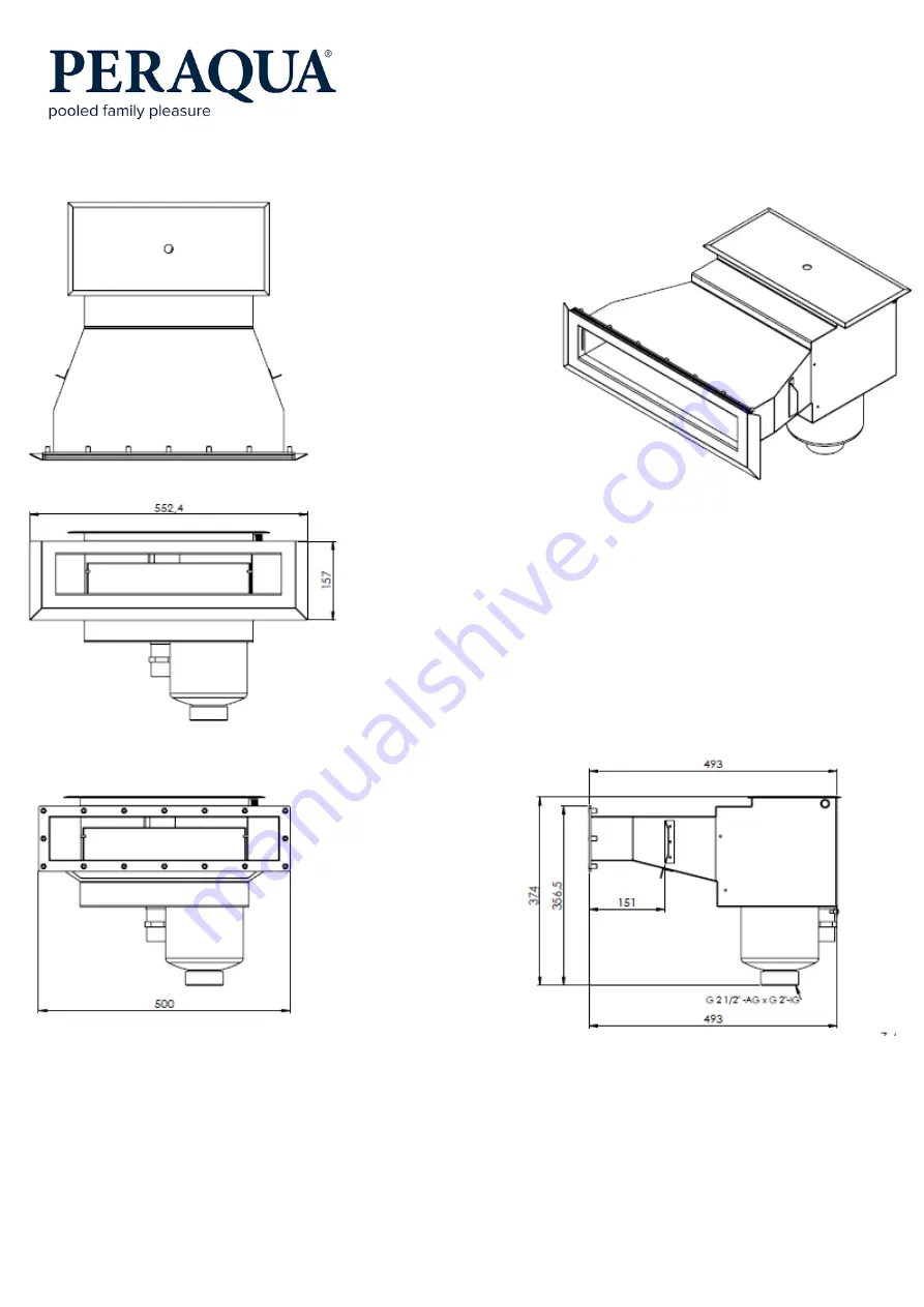 Peraqua OCEAN SKIMMER HIGH 500 Instruction Download Page 10