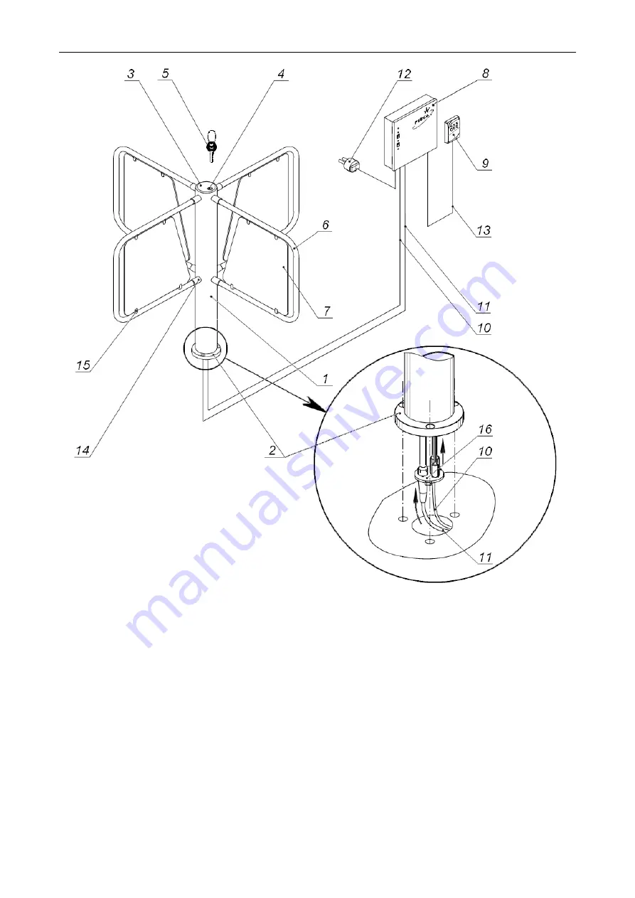 PERCo RTD-03S Operation Manual Download Page 7