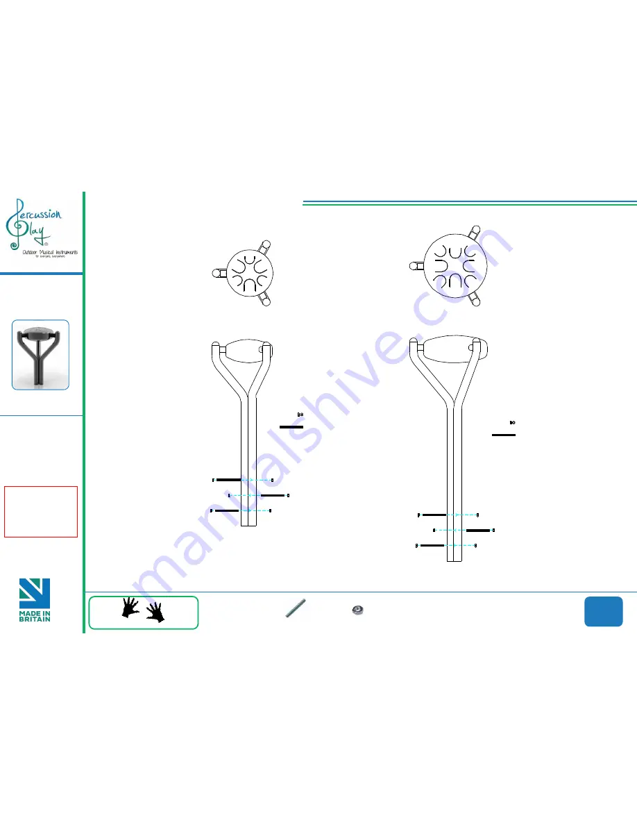 Percussion Play Babel Drum Installation Instructions Manual Download Page 2