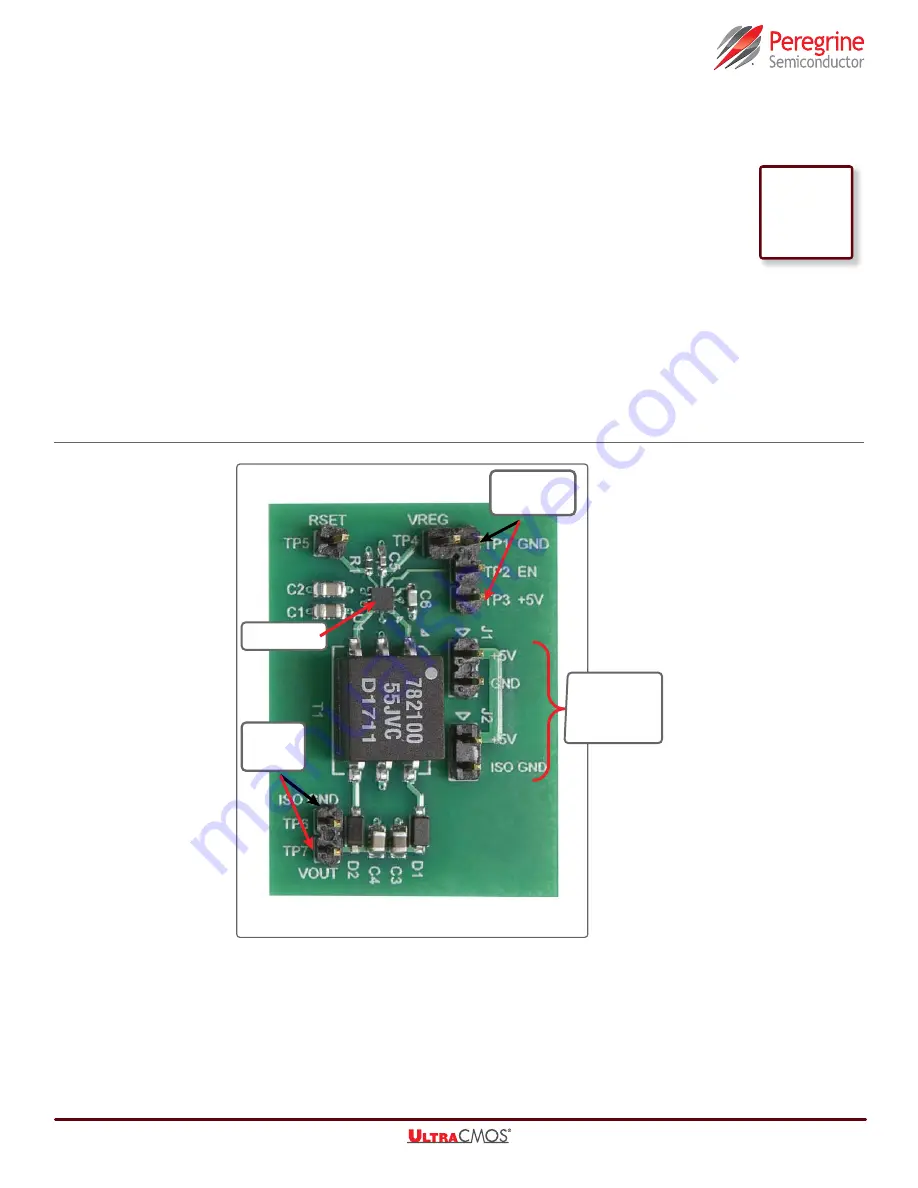 Peregrine Semiconductor Corporation UltraCMOS PE22100 User Manual Download Page 7