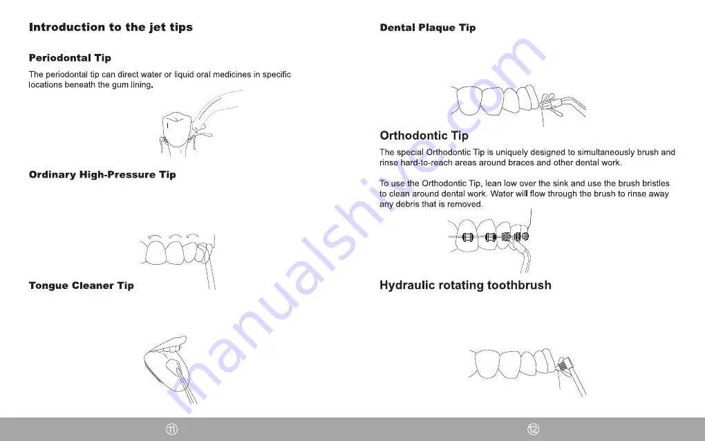 PERFECT SMILE FC165 Instruction Manual Download Page 7