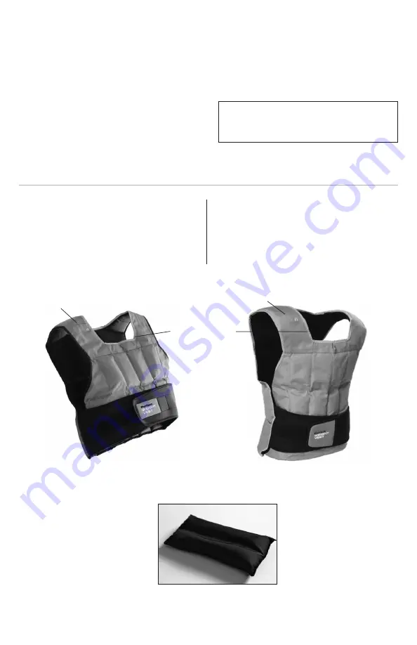 Perfect Weight Vest User Manual Download Page 4