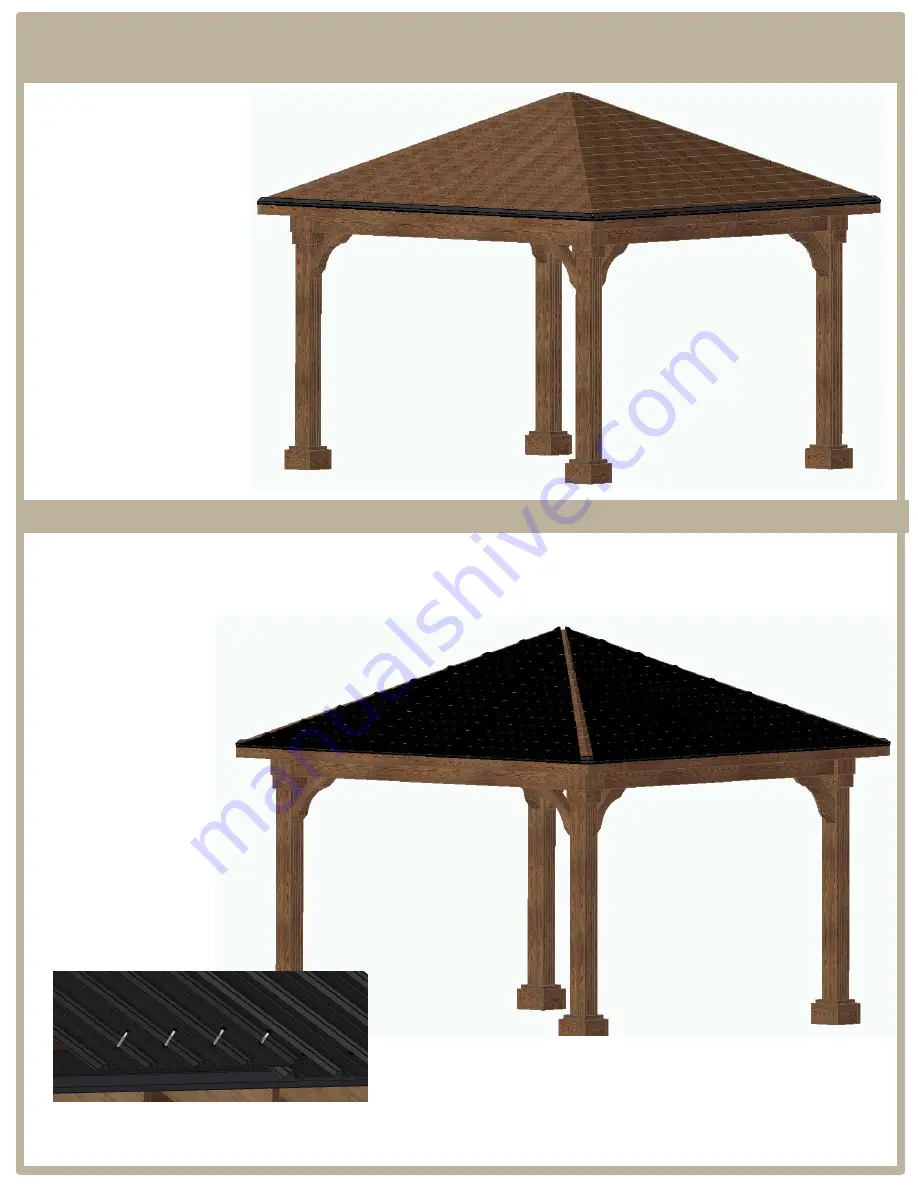 Pergola kits USA LANDMARK PAVILLION Assembly Manual Download Page 10