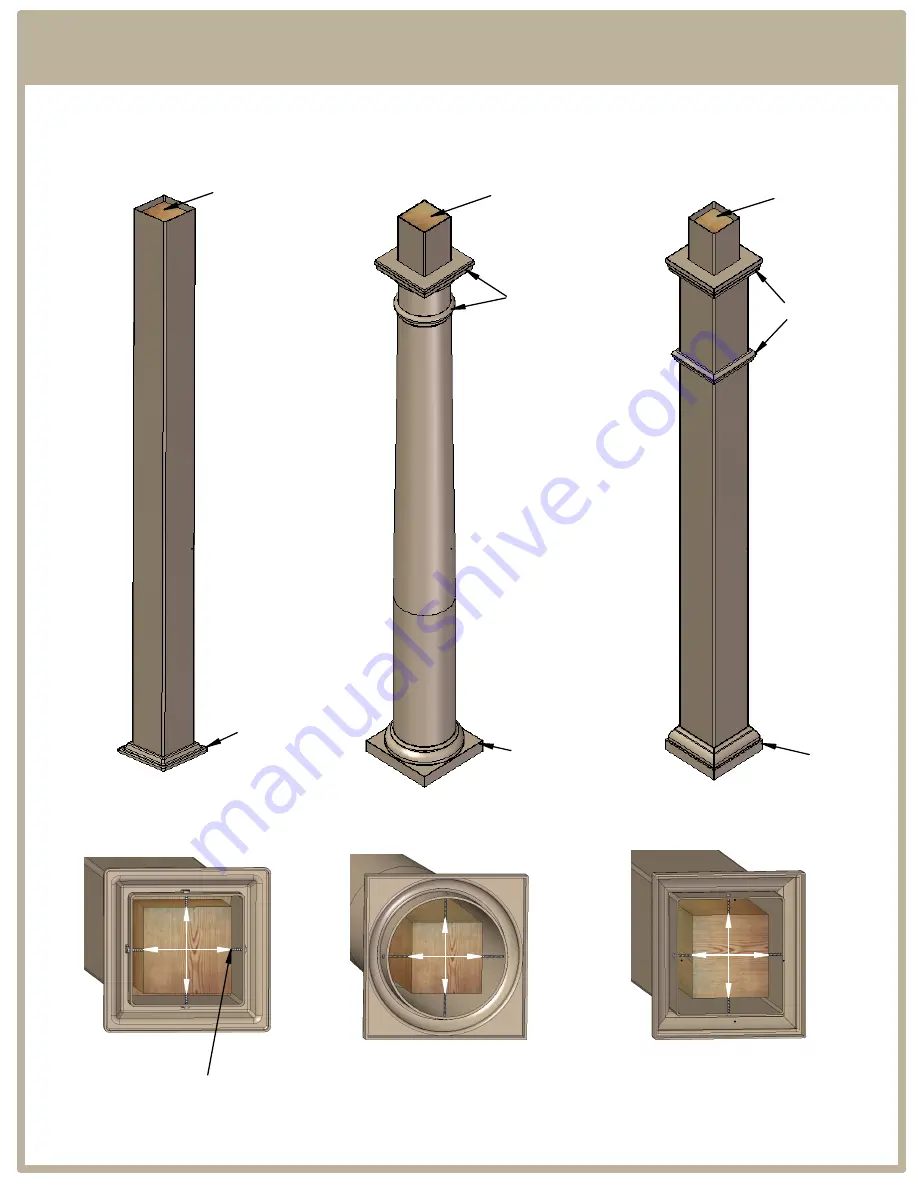 Pergola kits USA NEWPORT PERGOLA KIT Assembly Manual Download Page 4