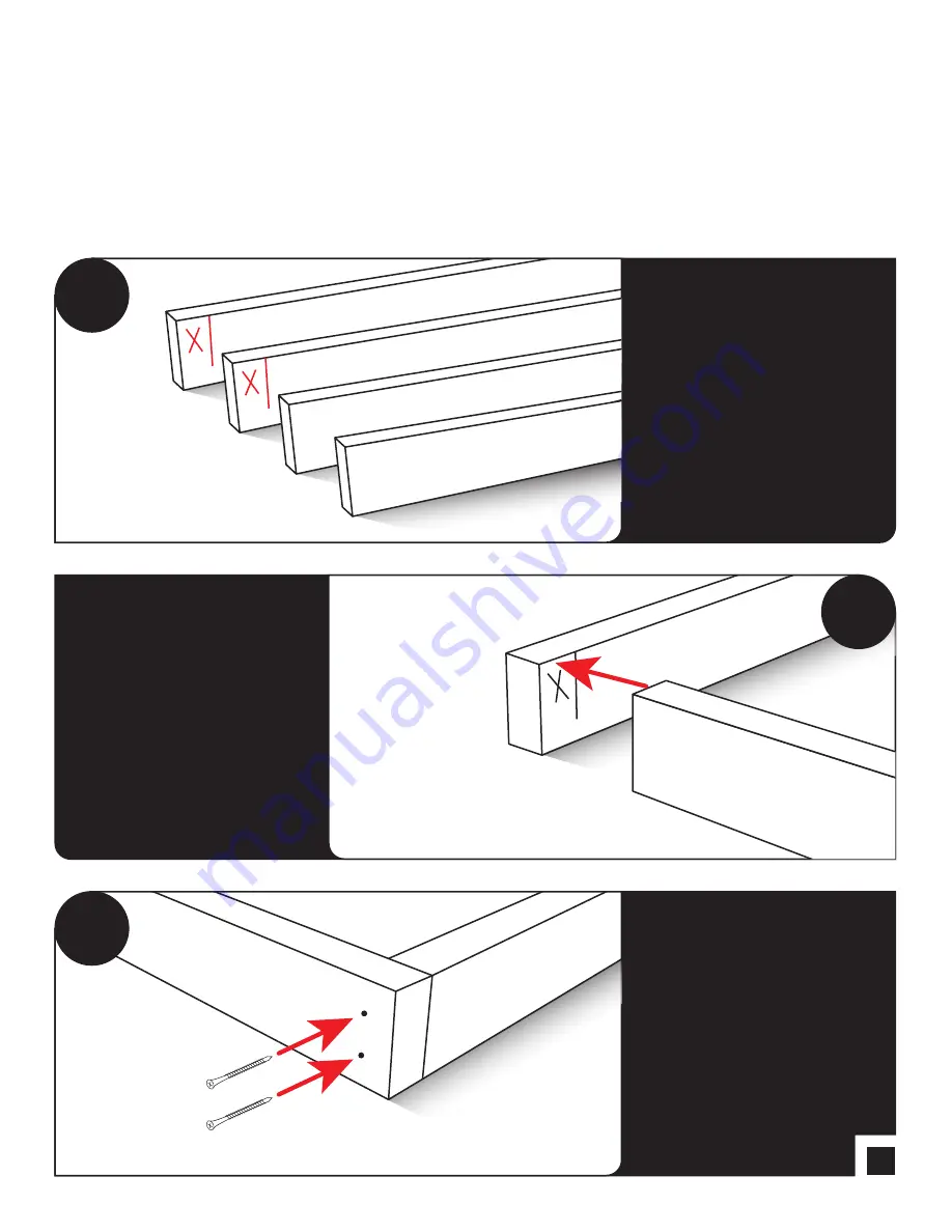 Pergola kits USA WOOD GABLE ROOF PAVILION Скачать руководство пользователя страница 3