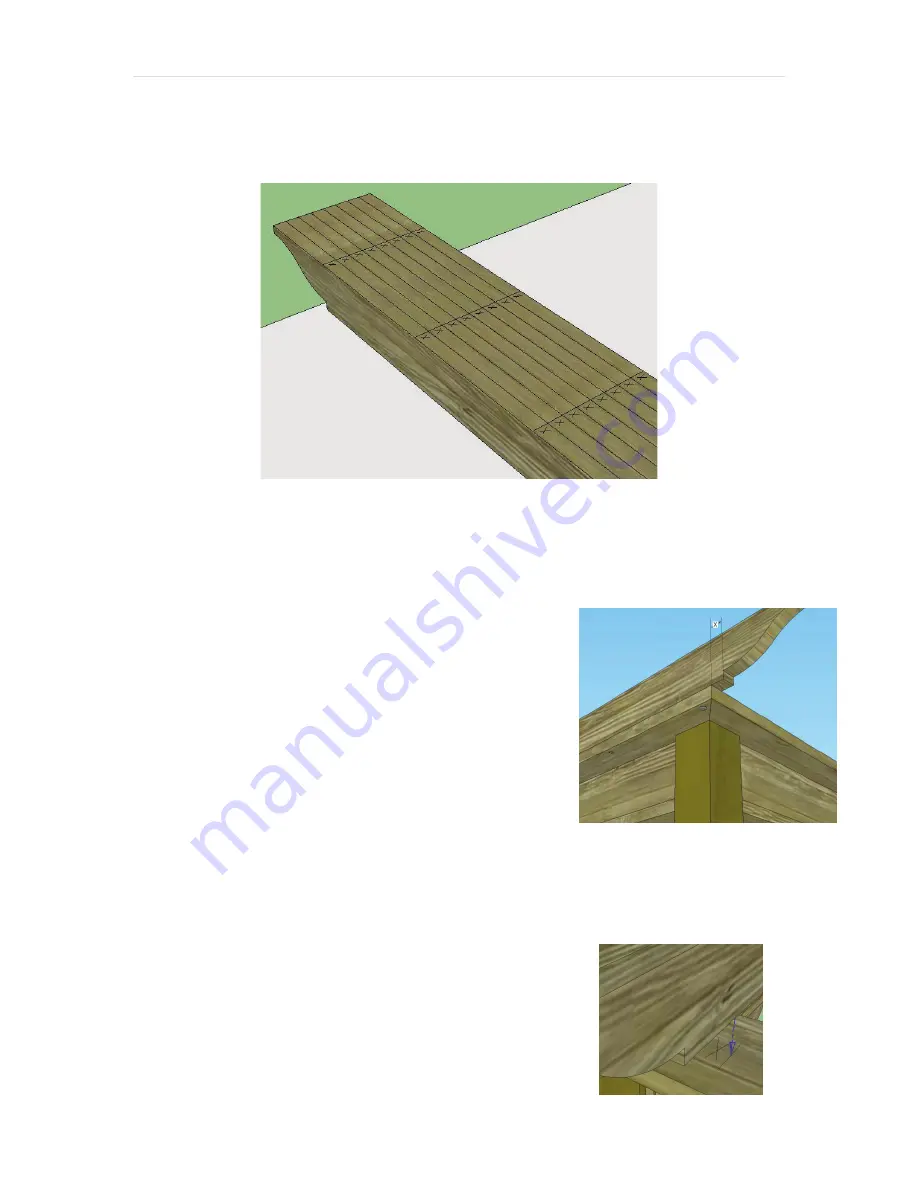 Pergola kits USA WOOD SERENITY PERGOLA Instructions Manual Download Page 7