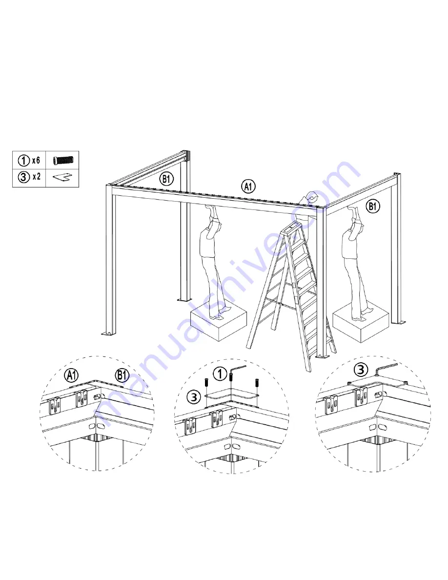 PERGOLUX SUNDREAM 3x3 Скачать руководство пользователя страница 33