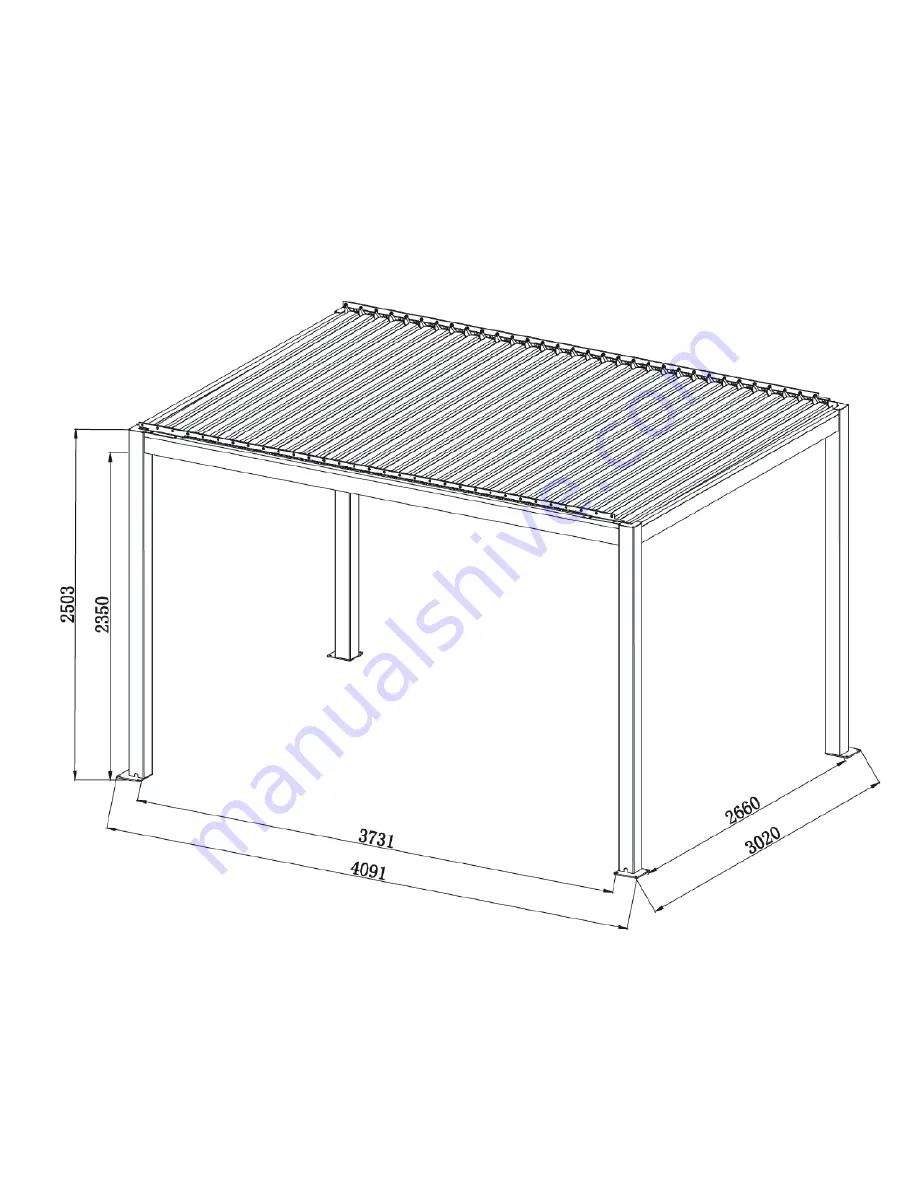 PERGOLUX SUNDREAM 3x3 Manual Download Page 72