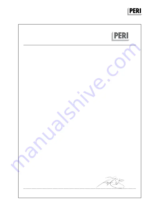 Peri RCS 50 Assembly Instructions Manual Download Page 65