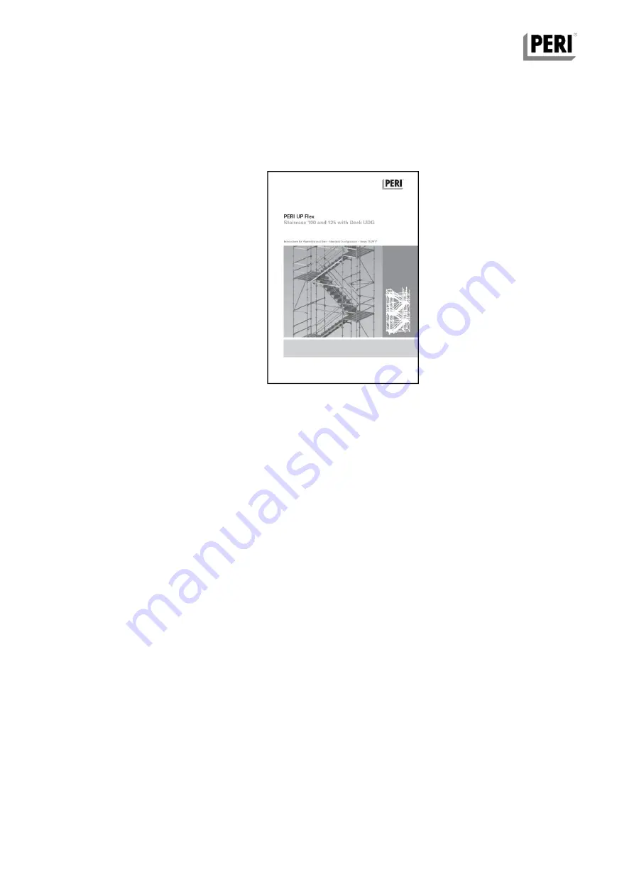 Peri UP Flex Staircase 100 with Deck UDG Instructions For Assembly And Dismantling Download Page 6