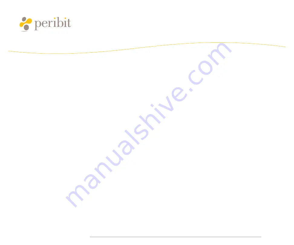 PERIBIT SR-15 Quick Start Manual Download Page 13