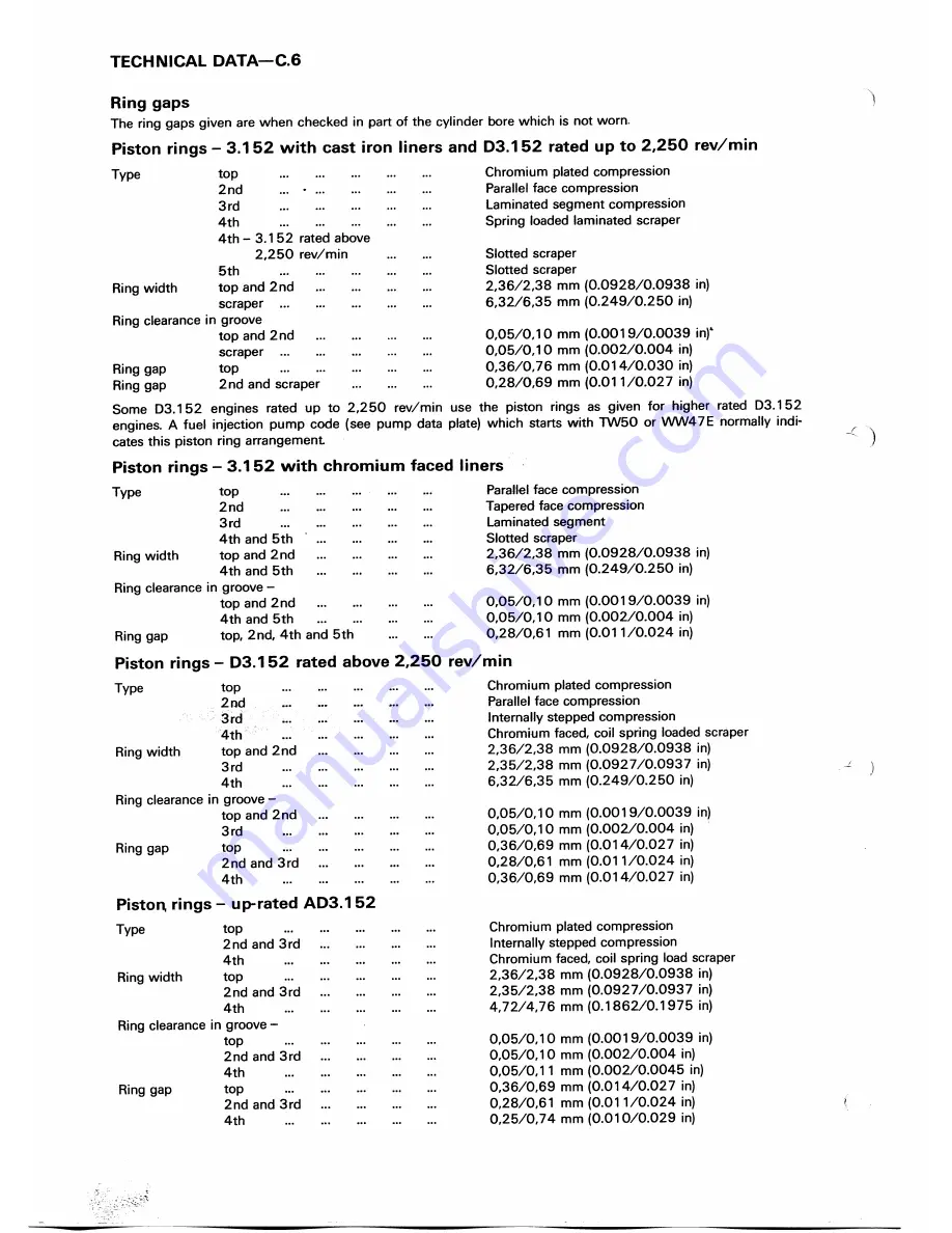 Perkins 3.152 Series Скачать руководство пользователя страница 22