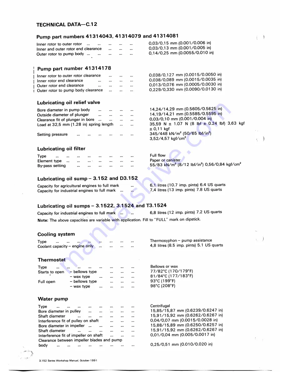 Perkins 3.152 Series Скачать руководство пользователя страница 28